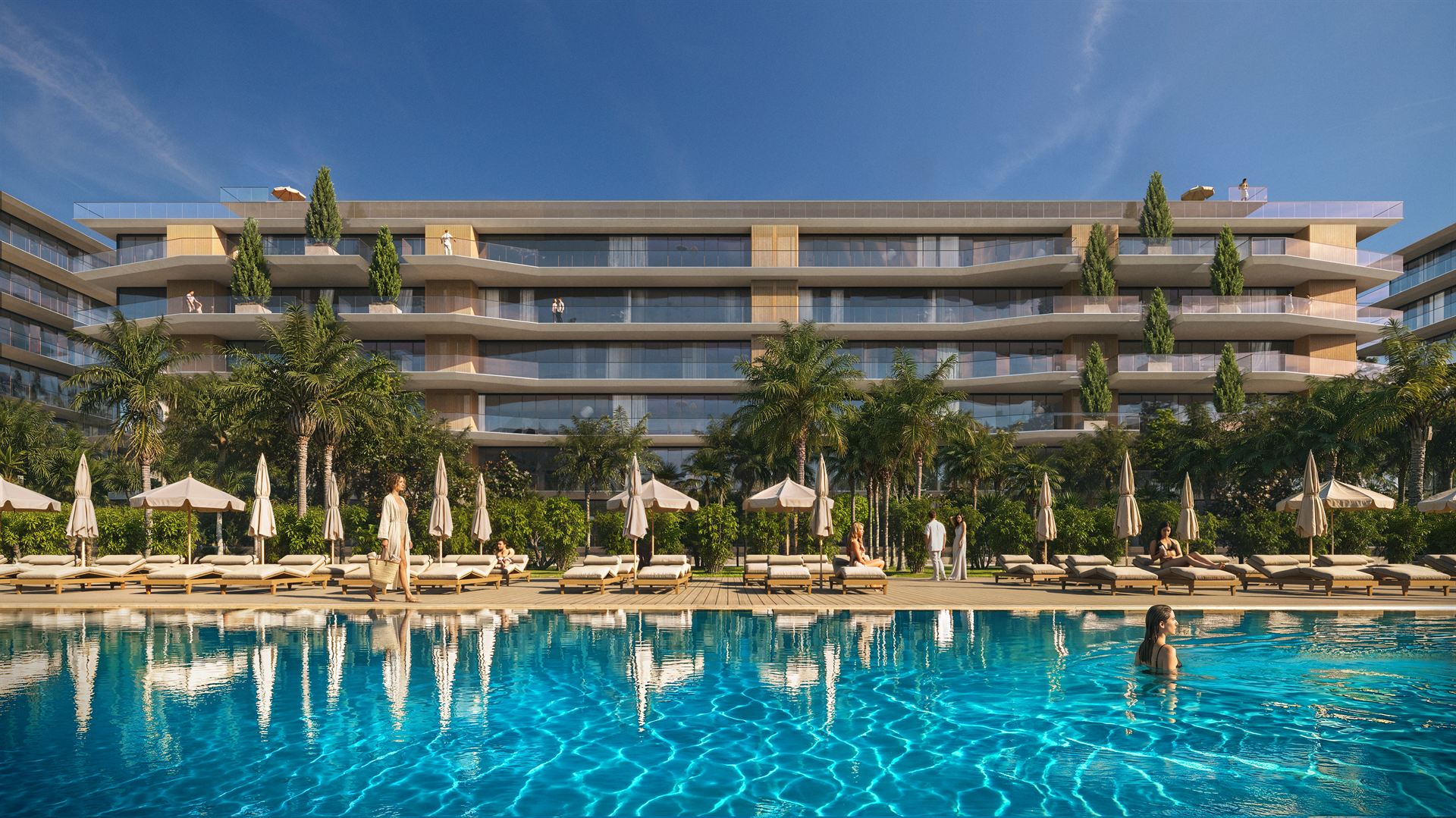 Pool at Krtsanisi Resort Residence